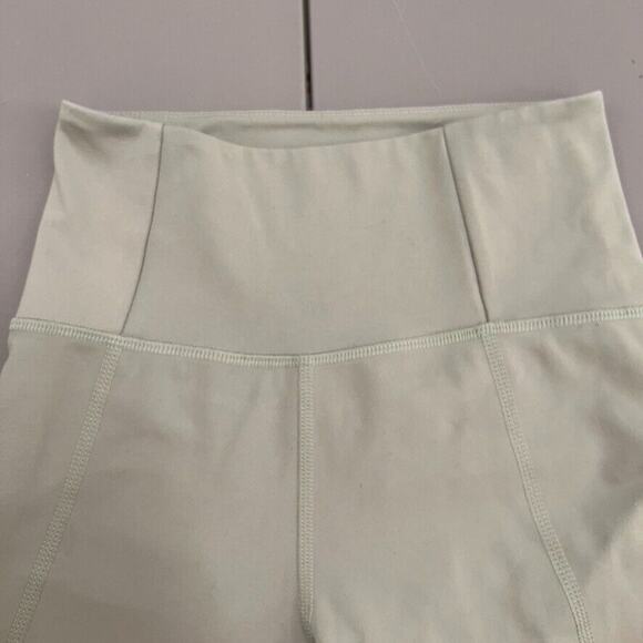Girlfriend Collective Leggings Women's XS Light Green 27" inseam 10" Rise - Picture 3 of 9